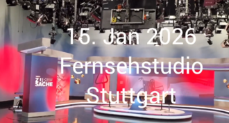 Blick ins Fernseh-Studio